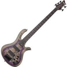 Ebbenhout Elektrische Bassen Schecter Riot-5 Inferno Burst 5-string Bassguitar