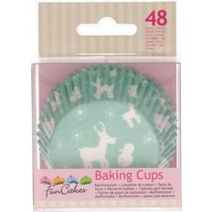 Funcakes Winter Wonderland Muffin Case 5 cm