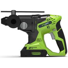 Greenworks Akkuiskuporakone GD24SDS2, 24V, ilman akkua