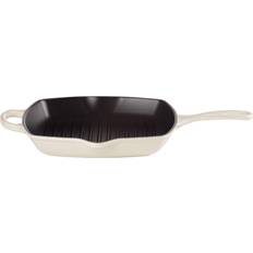 Gusseisen-Kochfeld Grillpfannen Le Creuset Meringue Signature Cast Iron