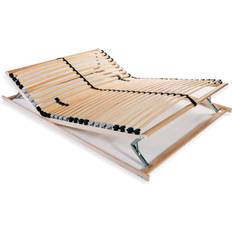 vidaXL 28 Slatted Bed Base Adjustable Head & Foot Sängram