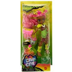 Mattel Cave Club Fernessa Prehistoric Fashion Doll with Dinosaur