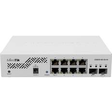 Ethernet de 10 Gigabits Interruptores Mikrotik Cloud Smart Switch 610-8G-2S + IN