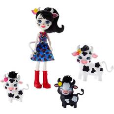 Cows Dolls & Doll Houses Mattel Enchantimals Cambrie Cow & Calves