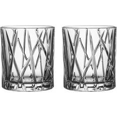 Orrefors City Old Fashion Whisky Glass 25cl 2pcs