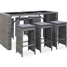 Conjuntos de Bar Exterior vidaXL 49561 Conjunto de Bar Exterior, 1 Mesa incl. 6 Sillas