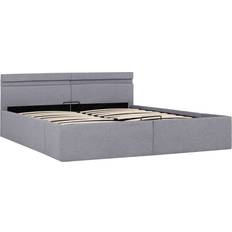 vidaXL Bed Frame with Hydraulic Storage LED 73cm Bettrahmen 180x200cm