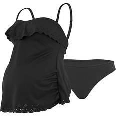 Maternidad y Lactancia Cache Coeur Bloom Maternity Tankini Black