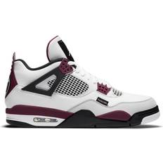 Nike Air Jordan 4 Retro PSG - White/Bordeaux/Neutral Grey/Black