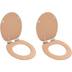 vidaXL MDF Bambukuosi WC-Istuimen 2 Kpl