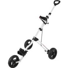 Carrito de empuje/tiro Carritos de golf Big Max Junior 3-Wheel Blanco Carro Manual De Golf