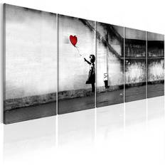 Banksy Runaway Balloon Plakat 200x80cm