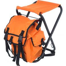 Stolsryggsäckar ATOM Camping Chair with Backpack Black 42cm