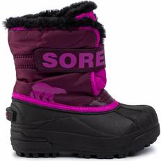 Textile Winter Shoes Children's Shoes Sorel Children's Snow Commander - Purple Dahlia/Groovy Pink