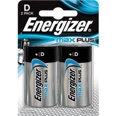 Alcalina - D (LR20) Baterías y Cargadores Energizer Alcalina max plus Pack de 2 pilas Alcalinas d