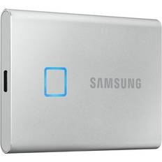 Samsung portable ssd t7 ssd Samsung Disque SSD Externe Portable T7 Touch MU-PC1T0S/WW 1 To Argent