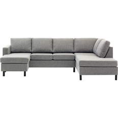 Lysegrå sofa Oslo U Sofa 266cm