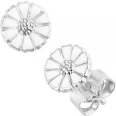 Daisy georg jensen Georg Jensen Small Daisy Earrings - Silver/White