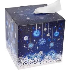 Cube Snow Flake Blue Julekalender