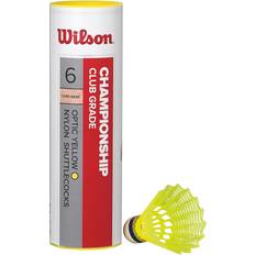 Nylon baller Badmintonballer Wilson Championship 6-pack