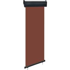 Aluminium Auvents latéraux vidaXL Auvent Latéral De Balcon 65x250 cm Marron