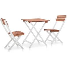 vidaXL 46323 Caféset, 1 Bord inkl. 2 Stolar