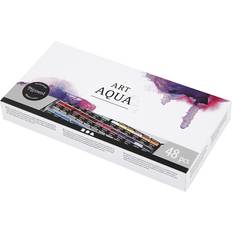 Art Aqua Watercolor Half Pan Standard Colours 48-pack