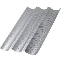 Patisse Silver Top 3 Loaf French Mini Bread Tin 26 cm