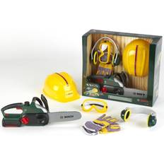 Sound Spielwerkzeuge Klein Bosch Chain Saw II + Helmet + Work Gloves 8532