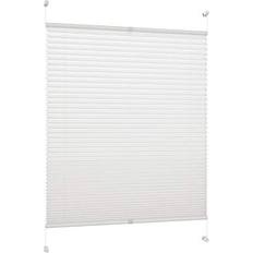 White Pleated Blinds DécoProfi PL01065220 65x220cm