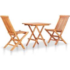 vidaXL 48997 Caféset, 1 Bord inkl. 2 Stolar