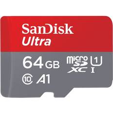 64 Go Cartes mémoire SanDisk Ultra microSDXC Class 10 UHS-I U1 A1 120MB/s 64GB