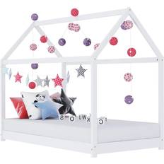 Accessori per letto vidaXL Kid's Bed Frame Pine Wood 80x160cm 34.6x65.4"