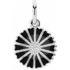 Lund Copenhagen Marguerite Pendant - Silver/Black