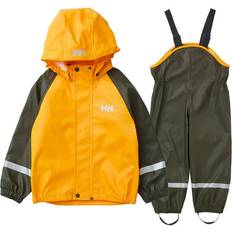 Jaune Ensembles de pluie Helly Hansen Bergen Fleece PU 2.0 Enfants - Vert