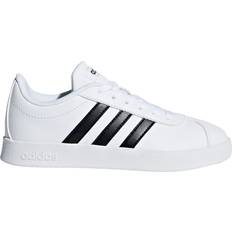 Textile Indoor Sport Shoes Children's Shoes adidas Kid's VL Court 2.0 - Cloud White/Core Black/Cloud White