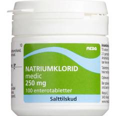 Natriumklorid hälsokost Meda Natriumklorid Medic 250mg 100 st