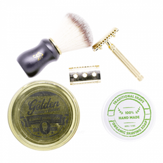 Barbersett Golden Beards Full Shaving Kit All in One