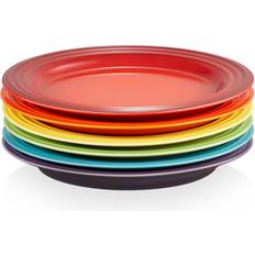 Säker för frys Tallriksset Le Creuset Rainbow Tallriksset 22cm 6st