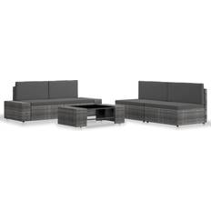Havemøbler vidaXL 3054606 Loungesæt, 1 borde inkl. 4 sofaer