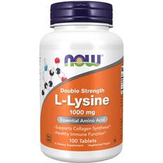 Tabletter Aminosyrer Now Foods L-Lysine 1000mg 100 stk