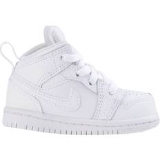 Nike Air Jordan 1 Mid Alt TD - Triple White
