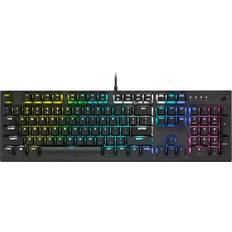 Corsair k60 rgb pro mekanisk keyboard Corsair K60 RGB Pro Cherry MX Viola Low Profile MX Speed ​​(Nordic)