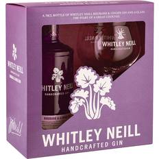 Whitley Neill Rhubarb and Ginger Gift Pack 43% 70cl