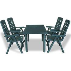 vidaXL 275079 Juego de comedor de patio, 1 Mesa incl. 4 Sillas