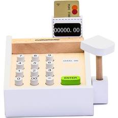 Kasseapparat i træ MaMaMeMo Cash Register with Play Money