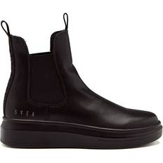 Hög klack Chelsea boots Svea Charlie High M - Black