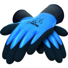 Schwarz Baumwollhandschuhe Showa 306 Seamless Work Gloves