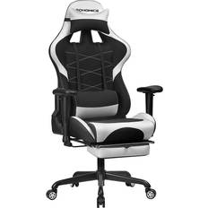 Staal Gamestoelen Songmics Kippbarer Gaming Stuhl