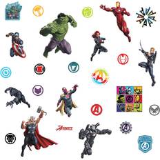 Interior Decorating RoomMates Classic Avengers Peel and Stick Wall Decals